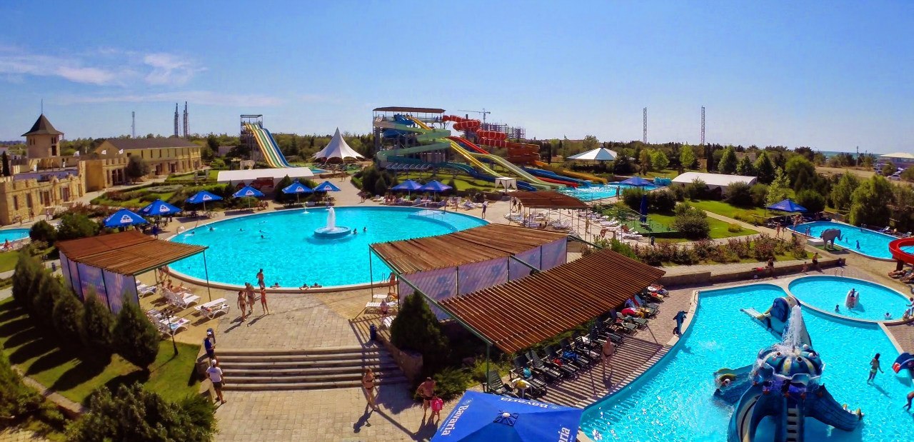 горки аквапарк крыме 